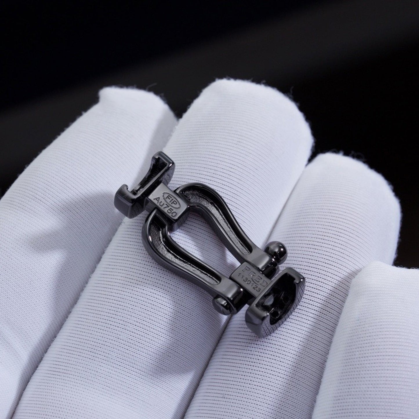 [Love Lucky]FORCE LARGE SERIES HORSESHOE BLACK SAMURAI BRACELET