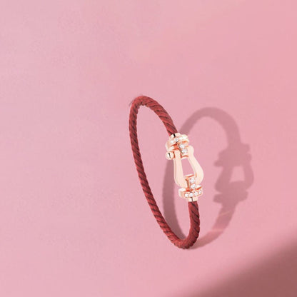 [Love Lucky]FORCE 10 HALF DIAMOND PINK GOLD RED CORDERI LARGE AND MEDIUM MODEL