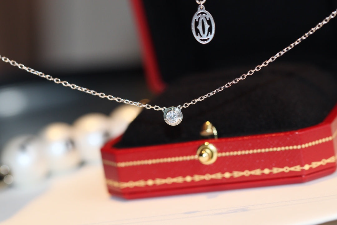 [Love Lucky]DAMOUR DIAMOND NECKLACE