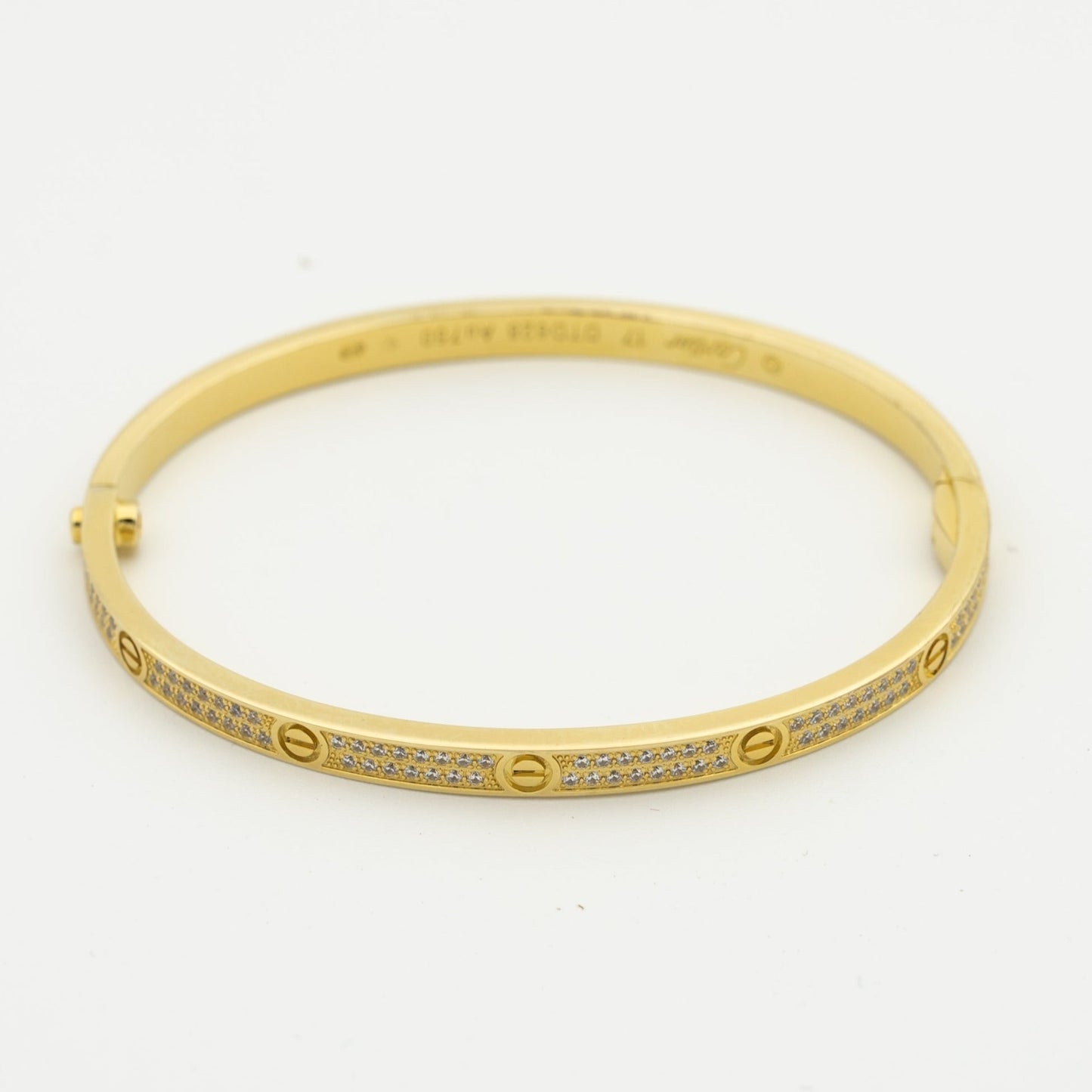 [Love Lucky]LOVE BRACELET 3.65MM DIAMOND-PAVED