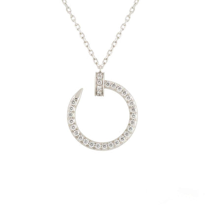 [Love Lucky]JUSTE NECKLACE SILVER DIAMONDS