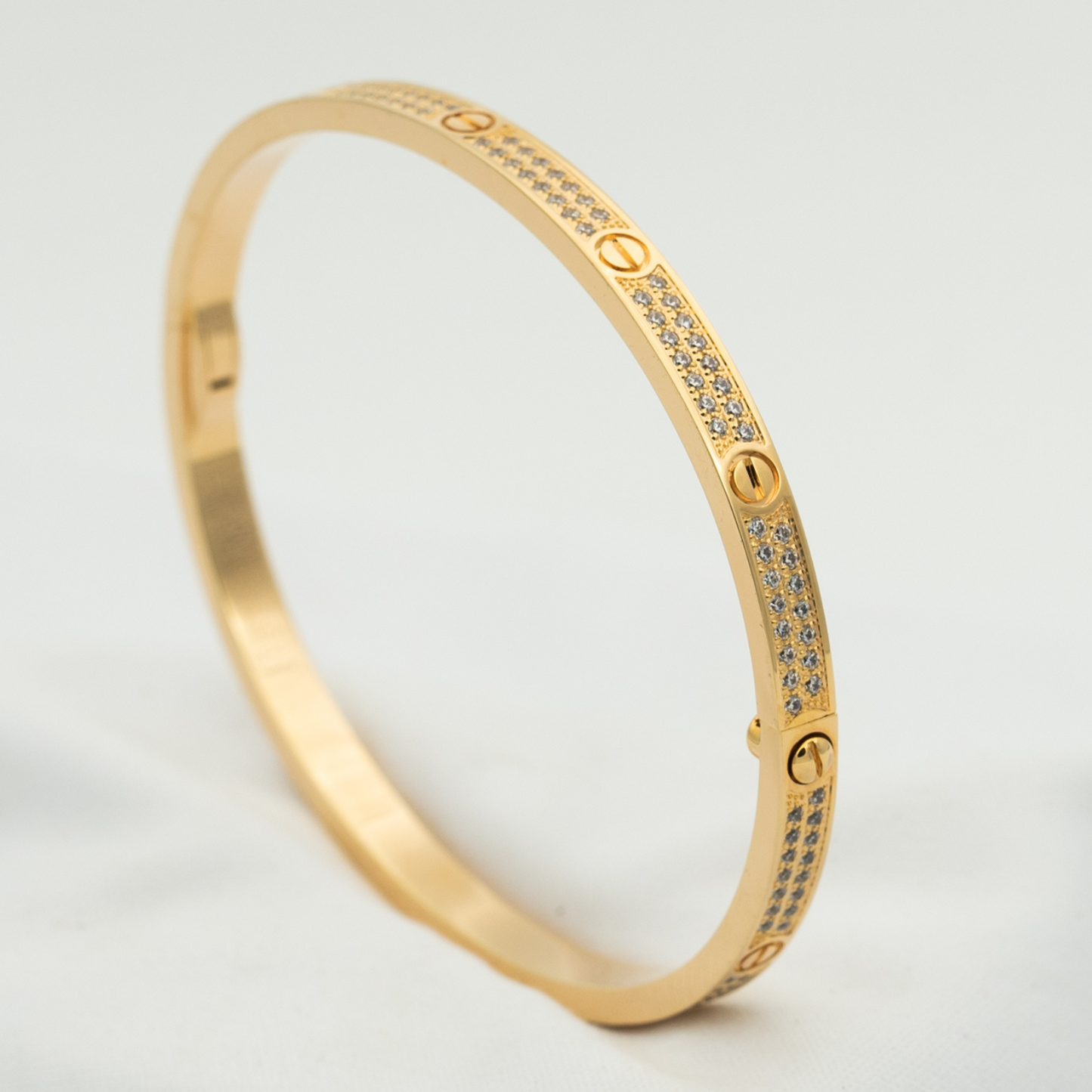 [Love Lucky]LOVE BRACELET 3.65MM DIAMOND-PAVED