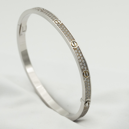 [Love Lucky]LOVE BRACELET 3.65MM DIAMOND-PAVED