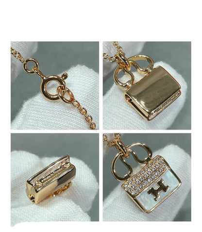 [Love Lucky]H CIRCE MOISSANITE PENDANT NECKLACE GOLD