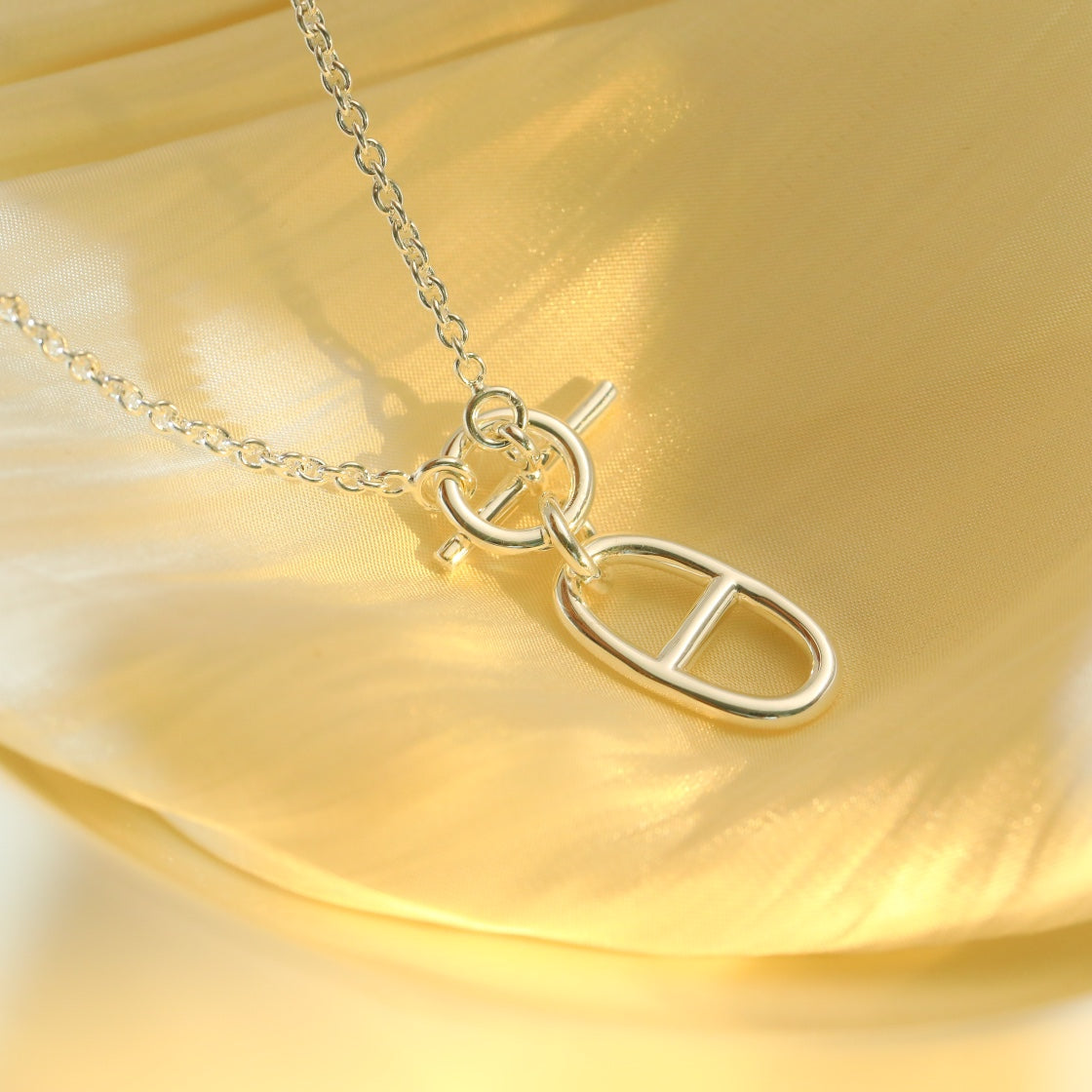 [Love Lucky]HM CHAINE D'ANCRE PENDANT NECKLACE STERLING SILVER