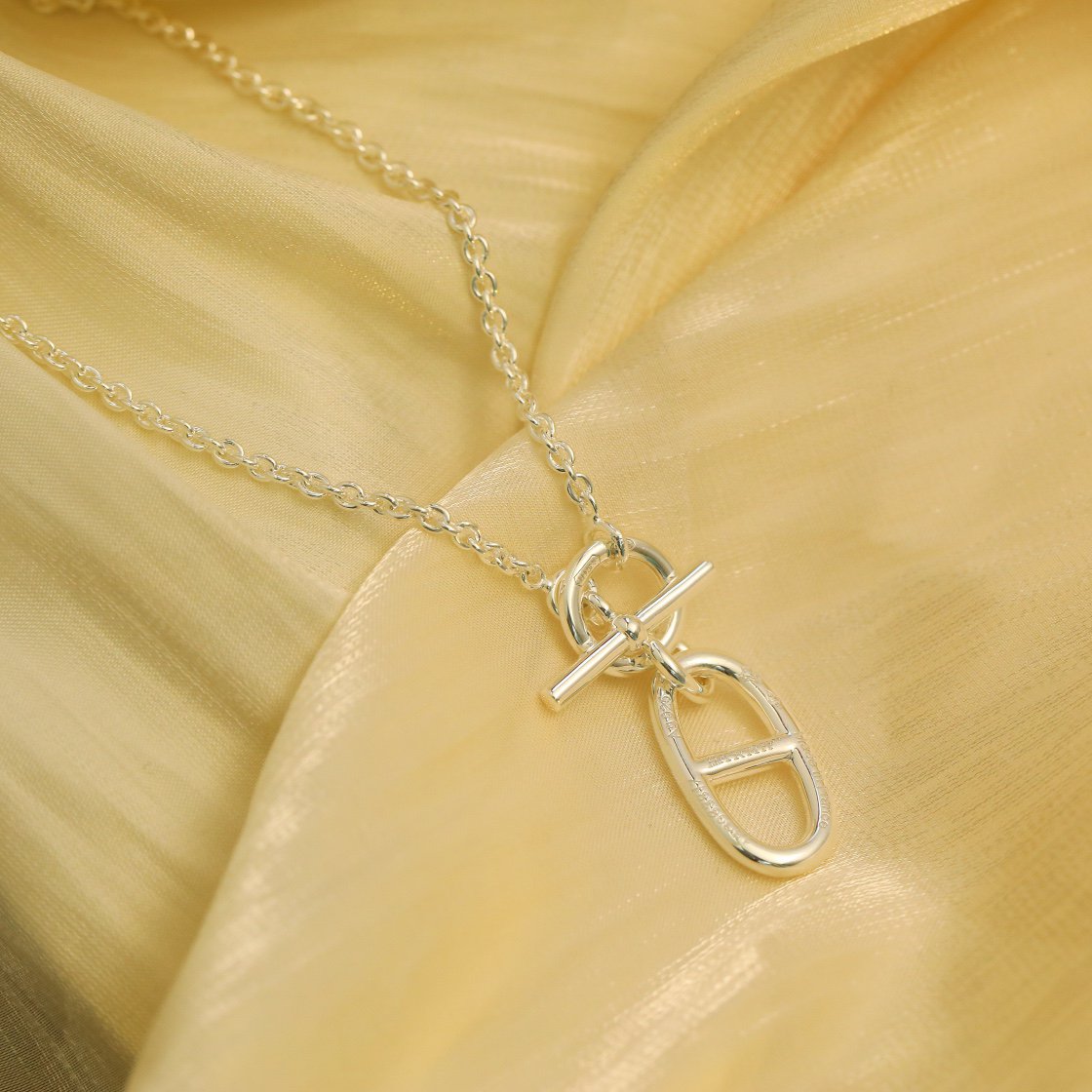 [Love Lucky]HM CHAINE D'ANCRE PENDANT NECKLACE STERLING SILVER