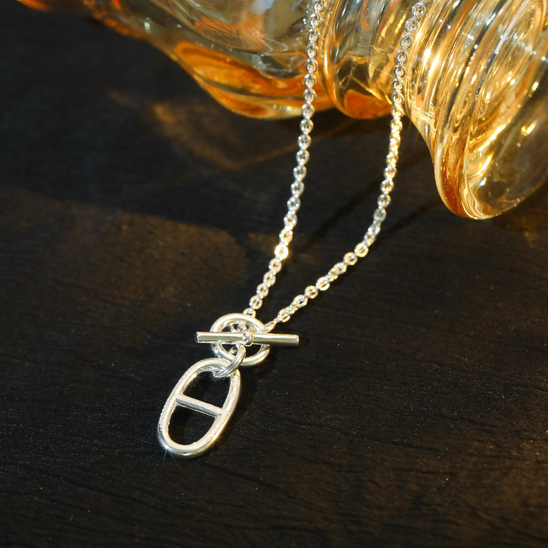 [Love Lucky]HM CHAINE D'ANCRE PENDANT NECKLACE STERLING SILVER
