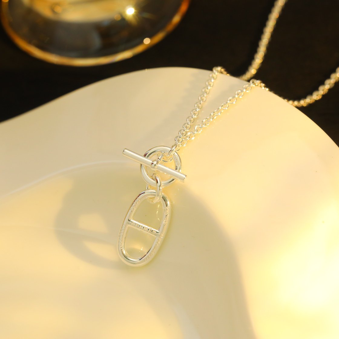 [Love Lucky]HM CHAINE D'ANCRE PENDANT NECKLACE STERLING SILVER