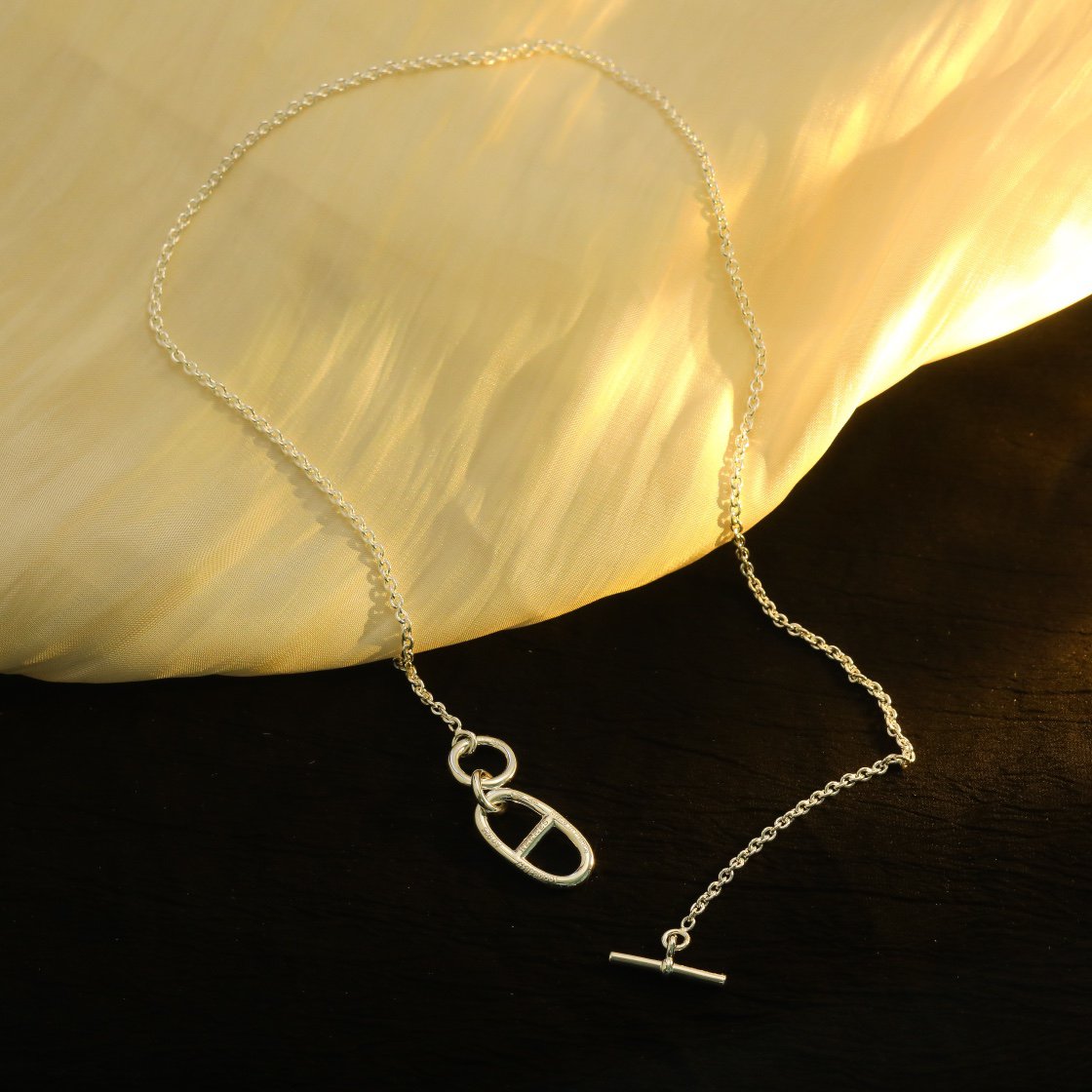 [Love Lucky]HM CHAINE D'ANCRE PENDANT NECKLACE STERLING SILVER