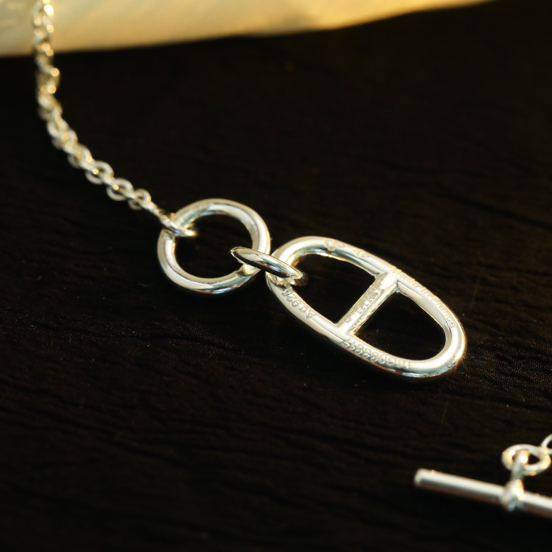 [Love Lucky]HM CHAINE D'ANCRE PENDANT NECKLACE STERLING SILVER