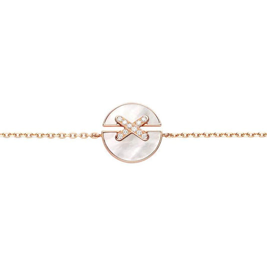 [Love Lucky]JEUX DE BRACELET MOP PINK GOLD DIAMONDS