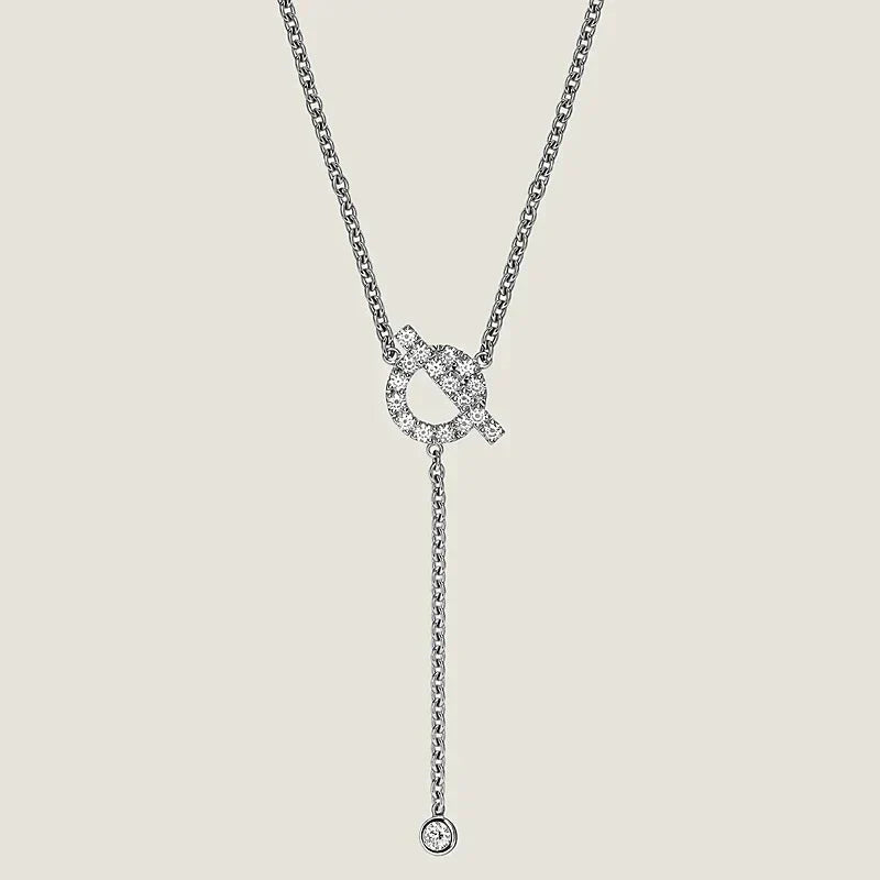 [Love Lucky]FINESSE SILVER DIAMOND NECKLACE