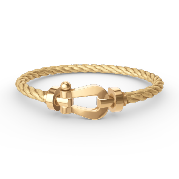 [Love Lucky]FORCE LARGE HORSESHOE NO DIAMOND BRACELET GOLD
