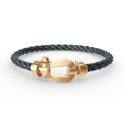 [Love Lucky]FORCE LARGE HORSESHOE NO DIAMOND BRACELET GOLD