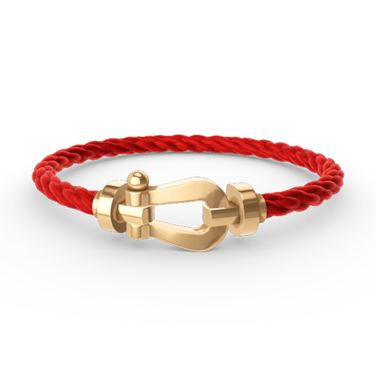 [Love Lucky]FORCE LARGE HORSESHOE NO DIAMOND BRACELET GOLD