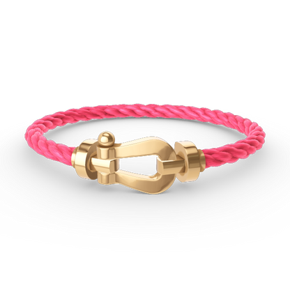 [Love Lucky]FORCE LARGE HORSESHOE NO DIAMOND BRACELET GOLD