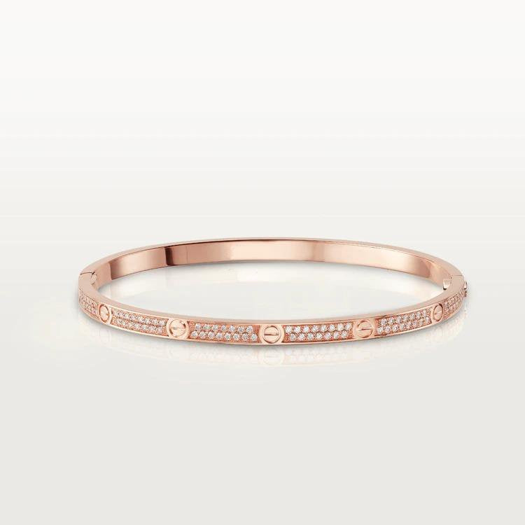 [Love Lucky]LOVE BRACELET 3.65MM DIAMOND-PAVED