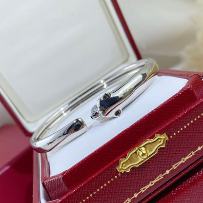 [Love Lucky]PANTHERE SILVER OPEN BRACELET