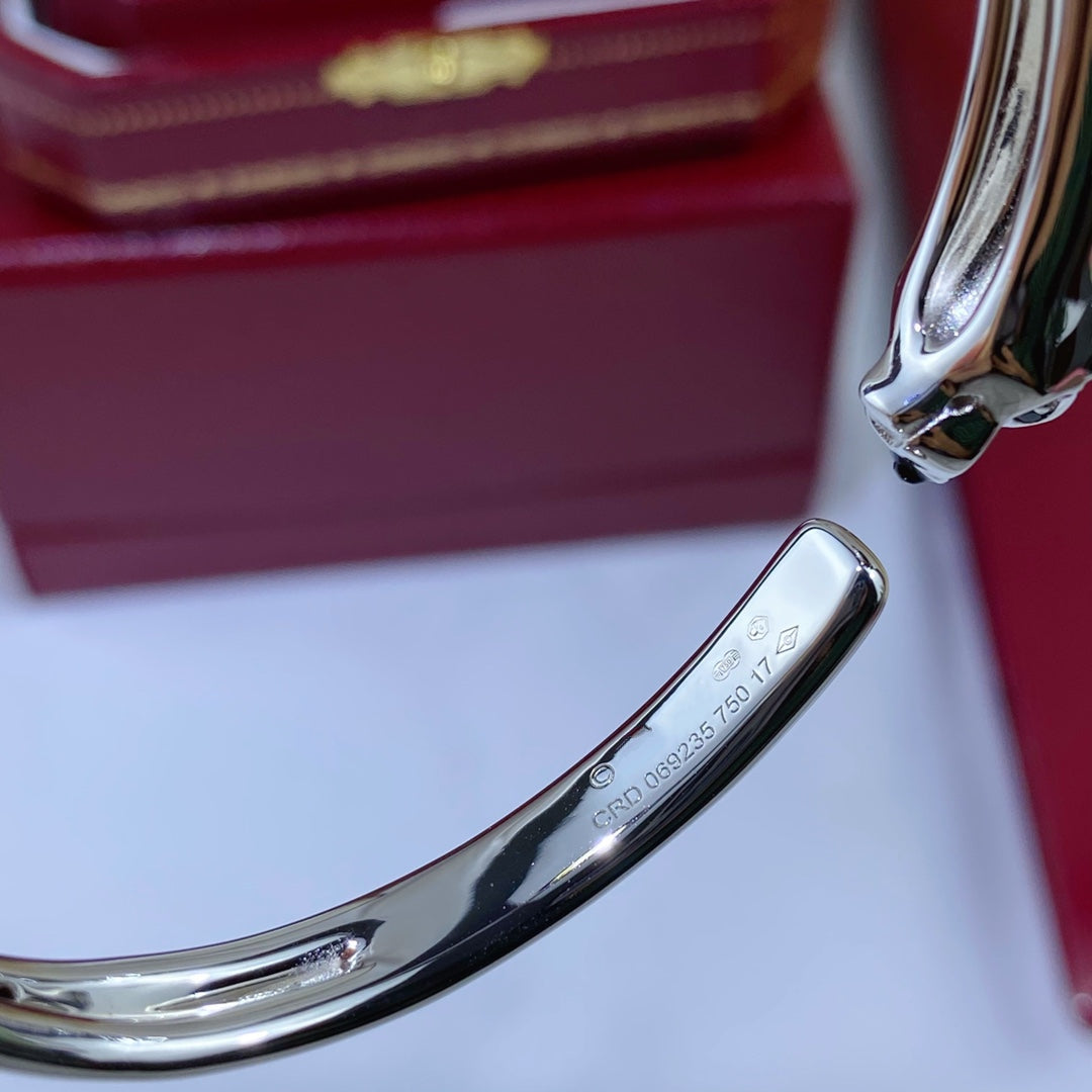 [Love Lucky]PANTHERE SILVER OPEN BRACELET
